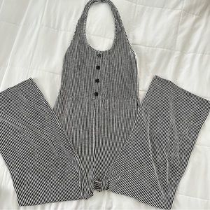 Soft halter jumpsuit (culotte length)